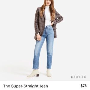 Everlane The High Rise Straight Jean